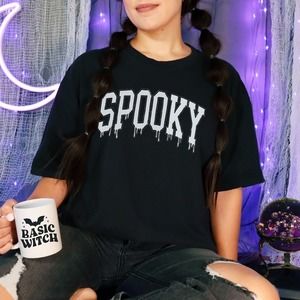 Spooky Tshirts, Halloween T-shirt, Ghost Halloween T-shirt Gift For Fan